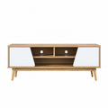Szafka RTV z Półkami z Drewna i MDF 120x40x50 cm
